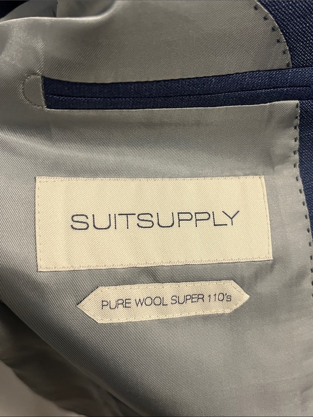 Suitsupply Blue Wool Suit - Picture 5 of 8
